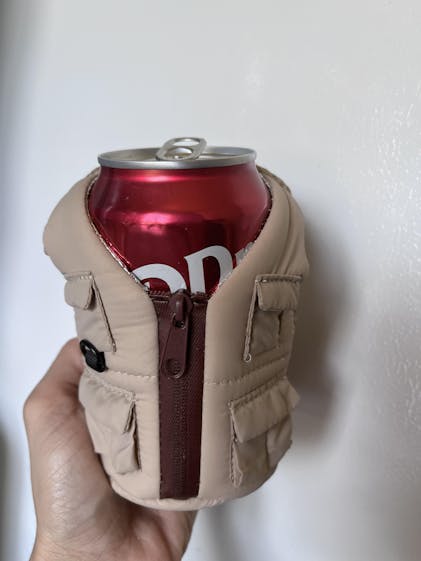 Hold My Beer Puffyvest Koozie Set