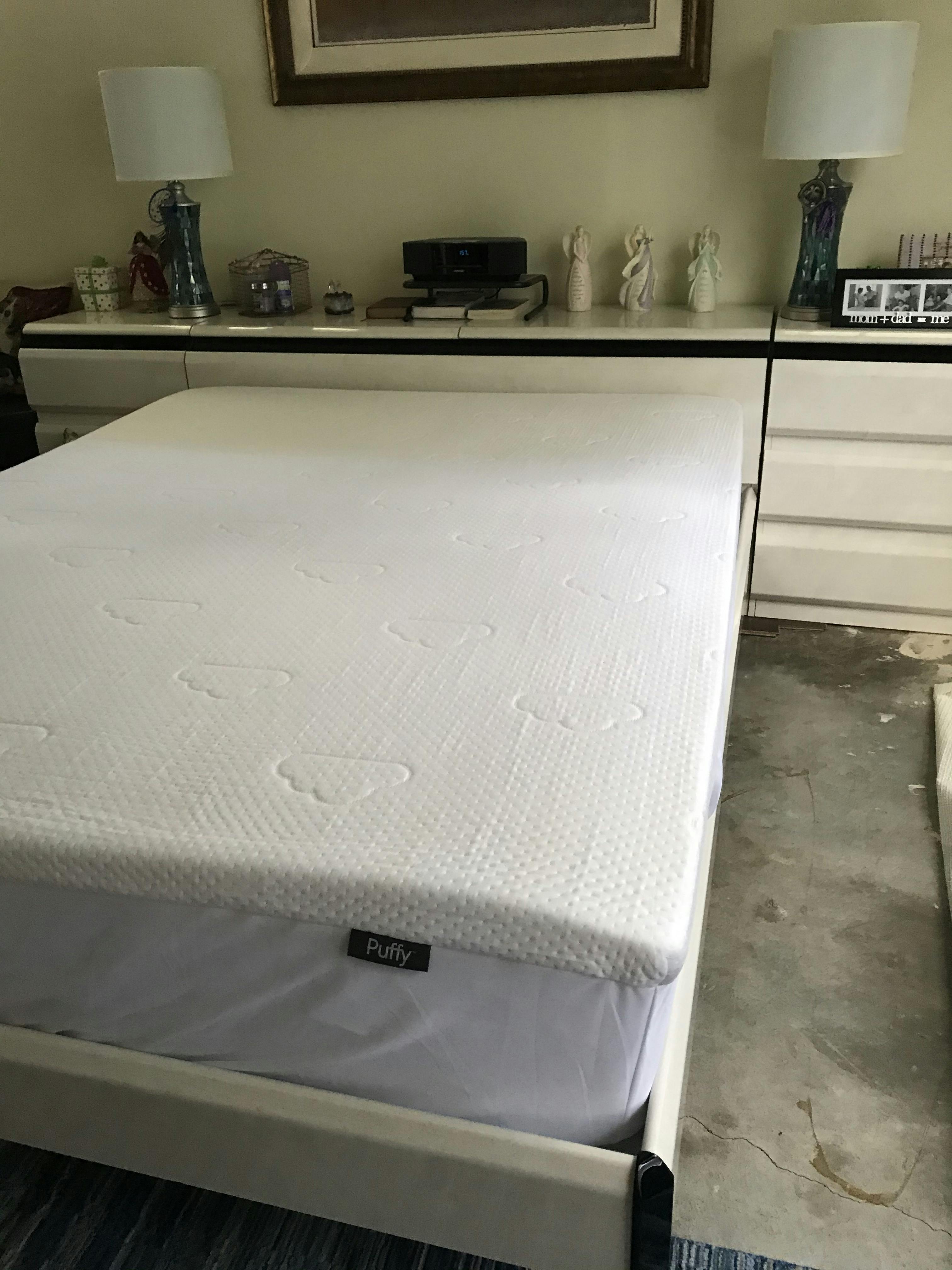 Puffy Mattress Topper Cozy Soft or Firm Memory Foam Topper