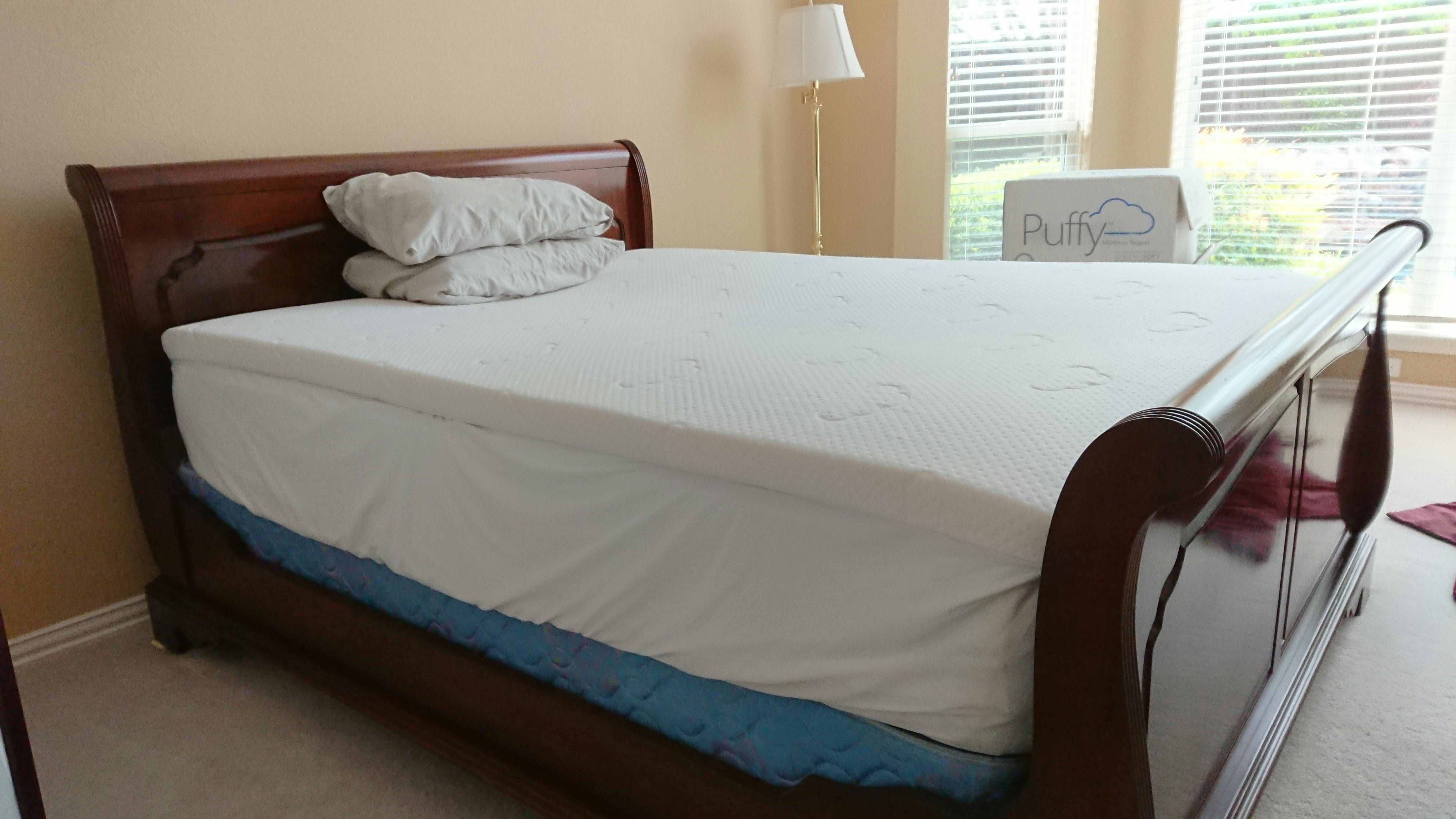 puffy firm mattress topper reviews