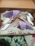 White & Purple Block Heel Sandal PIU_168