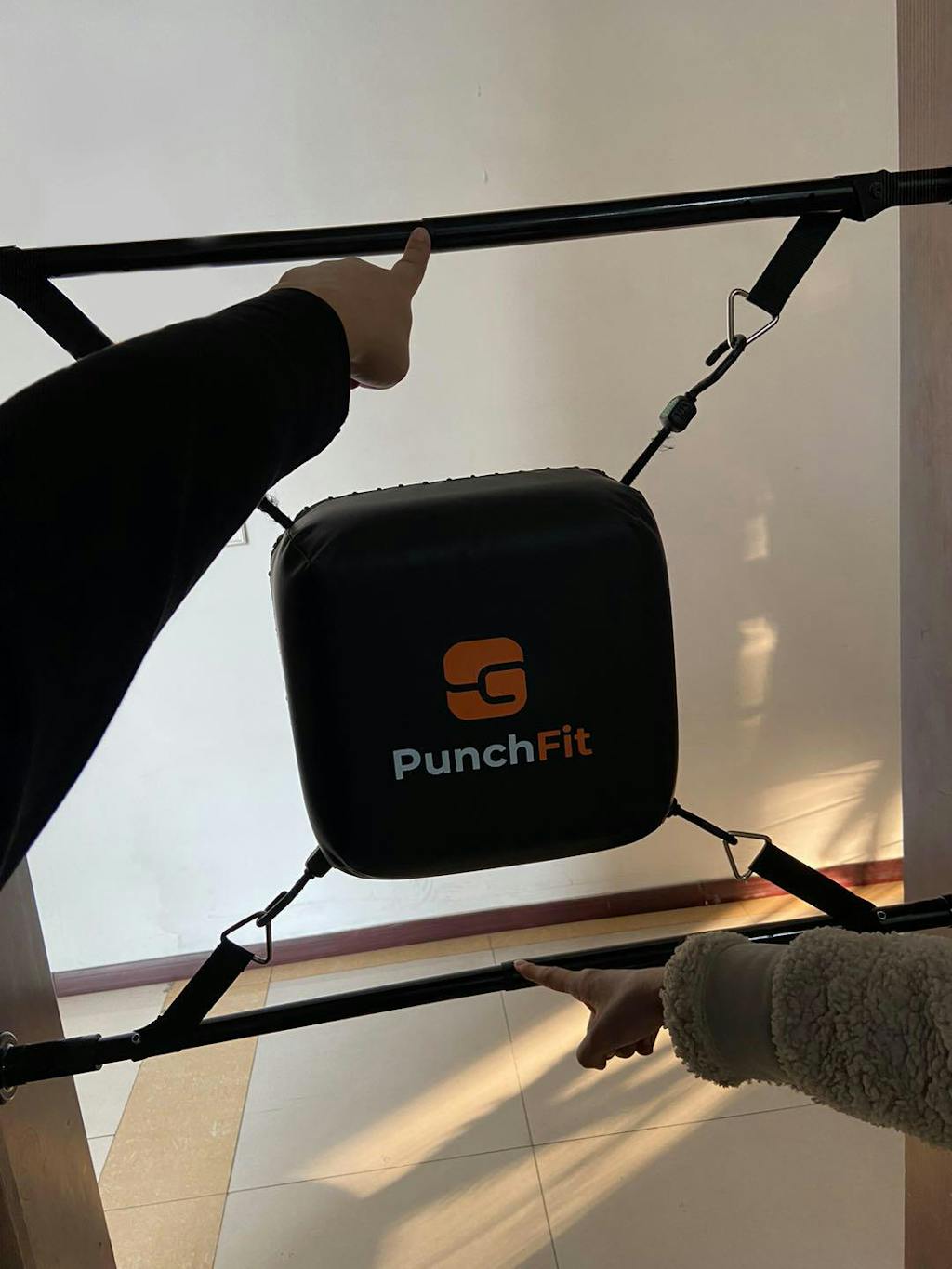 Boxsack für die Tür