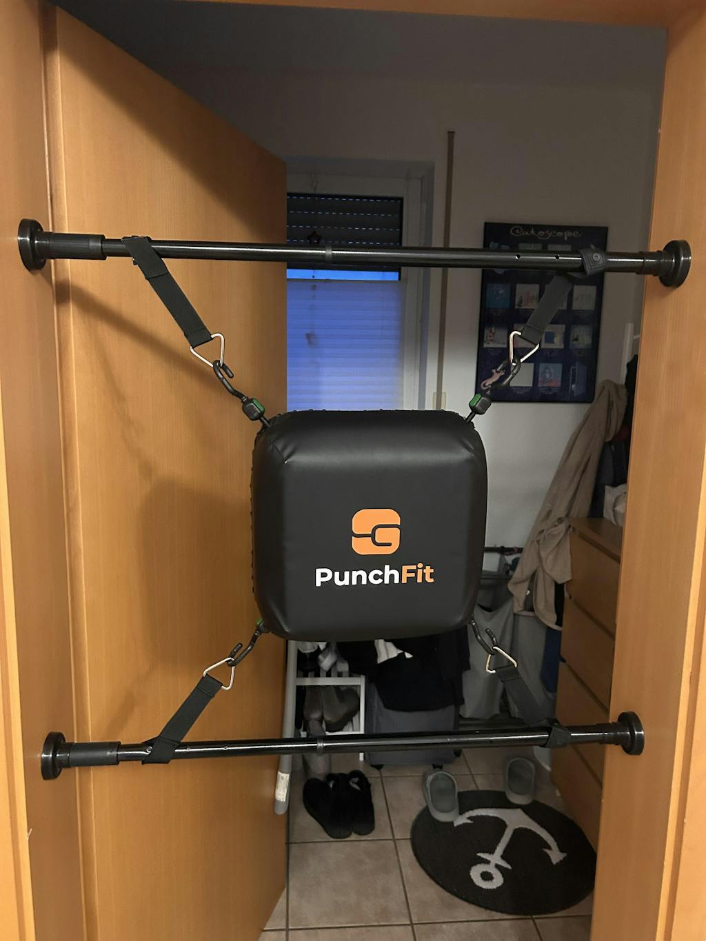 Boxsack für die Tür