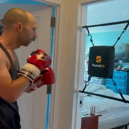 Boxsack für die Tür