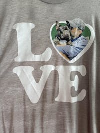 Your Dog Here - Big Love - Uni-Sex Crewneck Tee