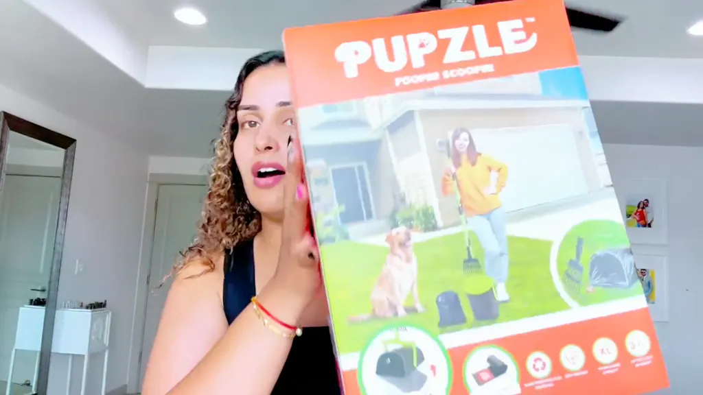 Pupzle Dog Pooper Scooper with Bags, Heavy Duty Metal Poop Scooper