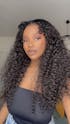 U-part wig Raw Hair Burmese Curl