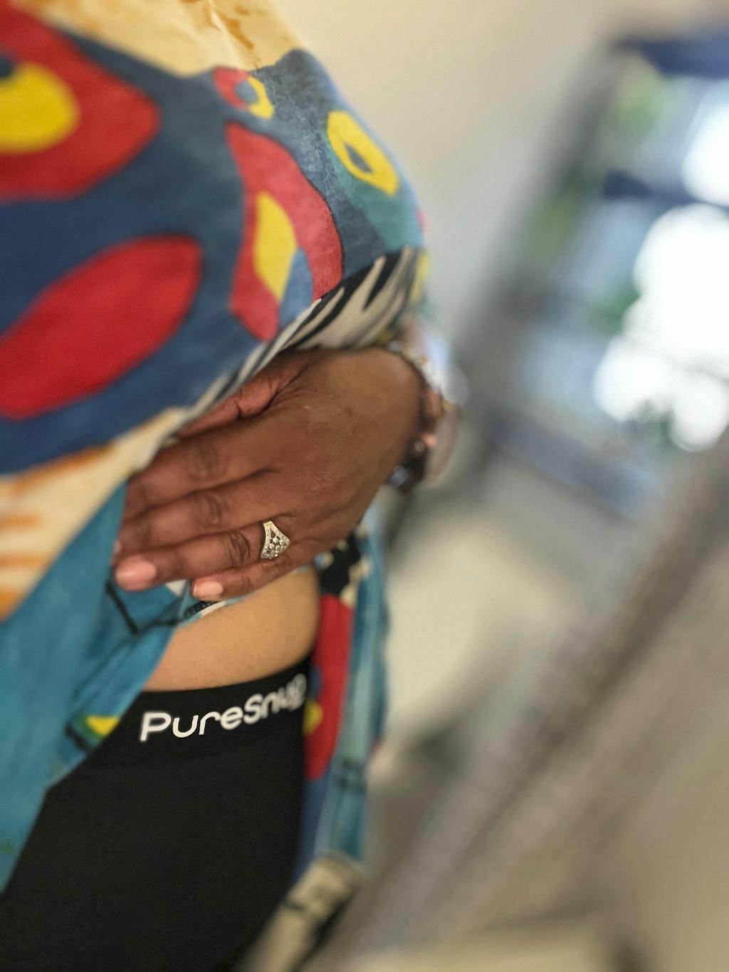 Black (High-Waisted 8") Women's Biker shorts