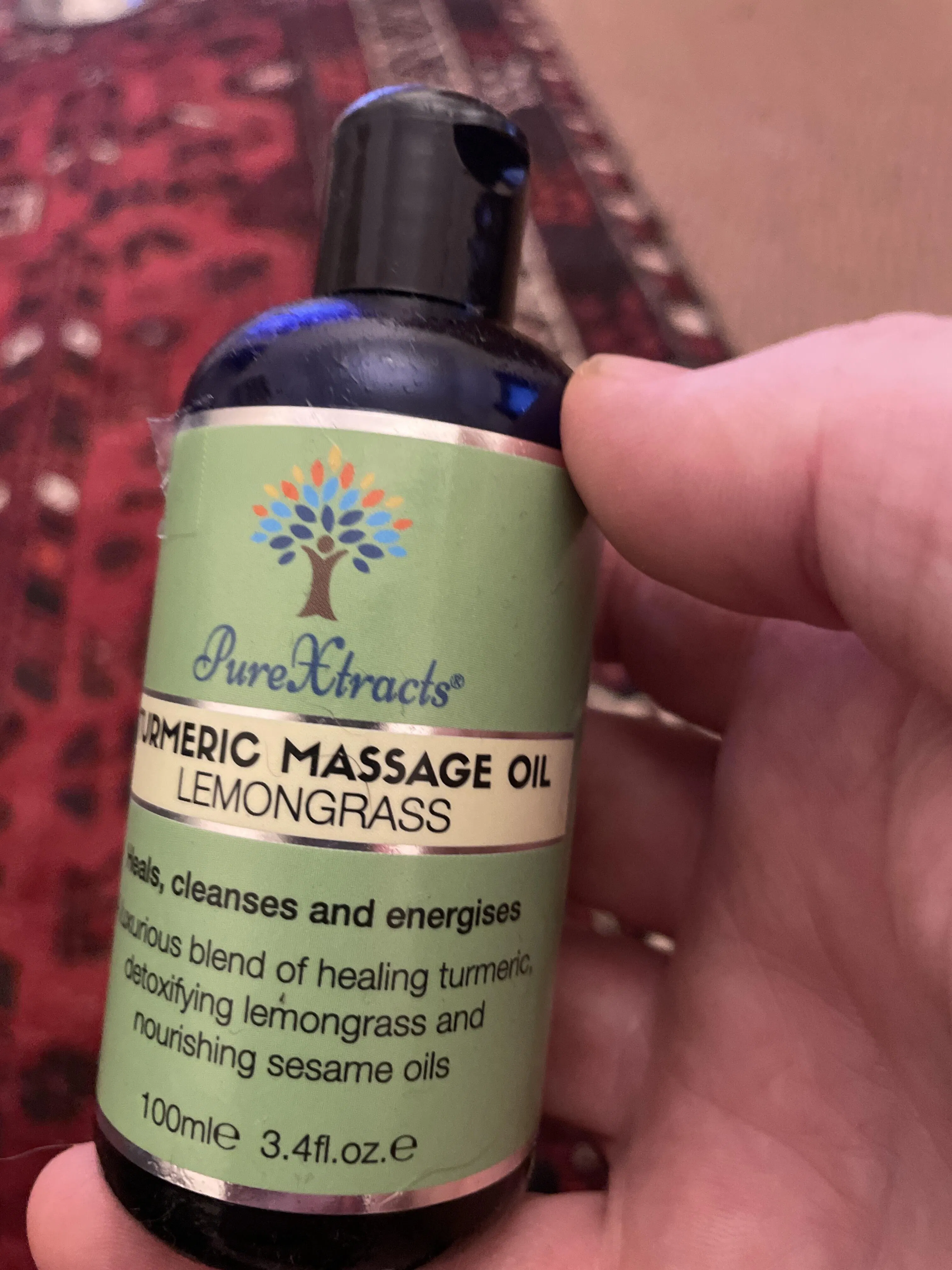 Turmeric Massage Oil with English Lavender PureXtracts