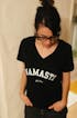 Namaste Yoga Shirt V-Ausschnitt | 100% Bio