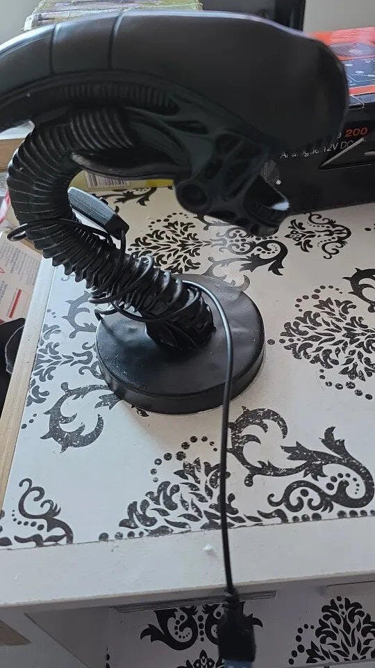 Customer photo for Unique Alien Creature Lamp Stand