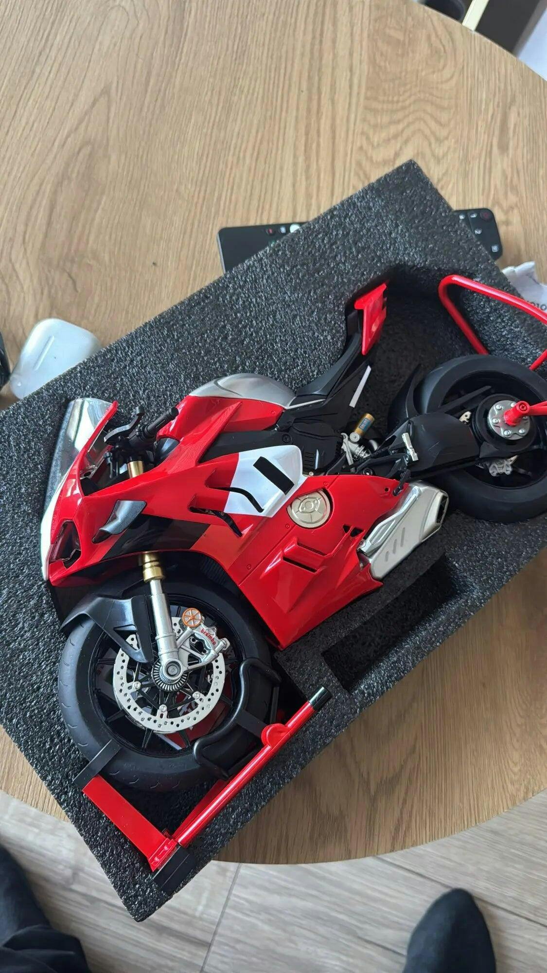 Customer photo for 1:6 Ducati Panigale V4R Diecast Alloy Model