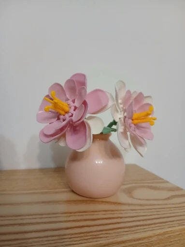 Customer photo for Building Block Flowers - Brick Bouquet with Vase
