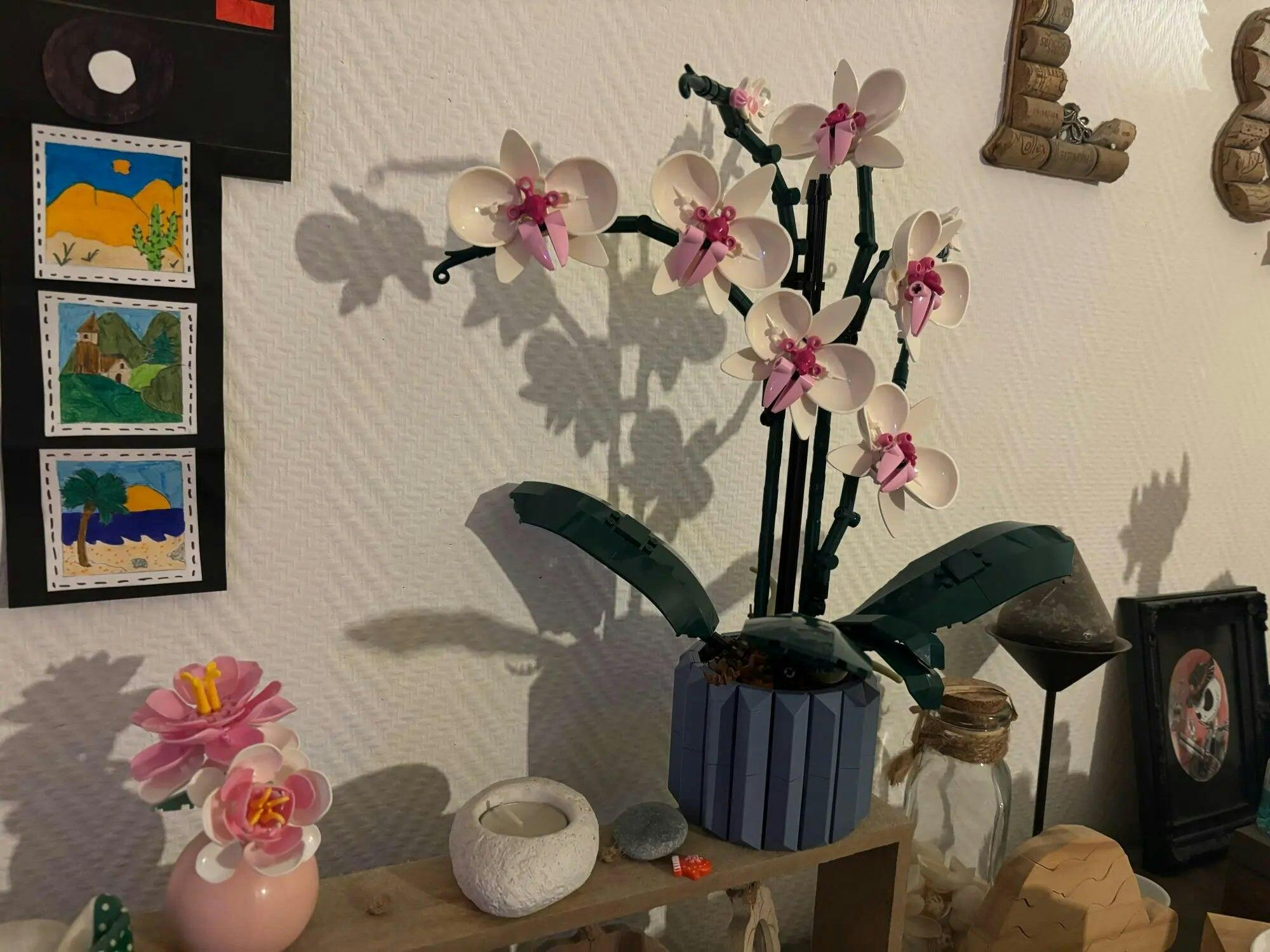 Customer photo for Building Block Flowers - Brick Bouquet with Vase