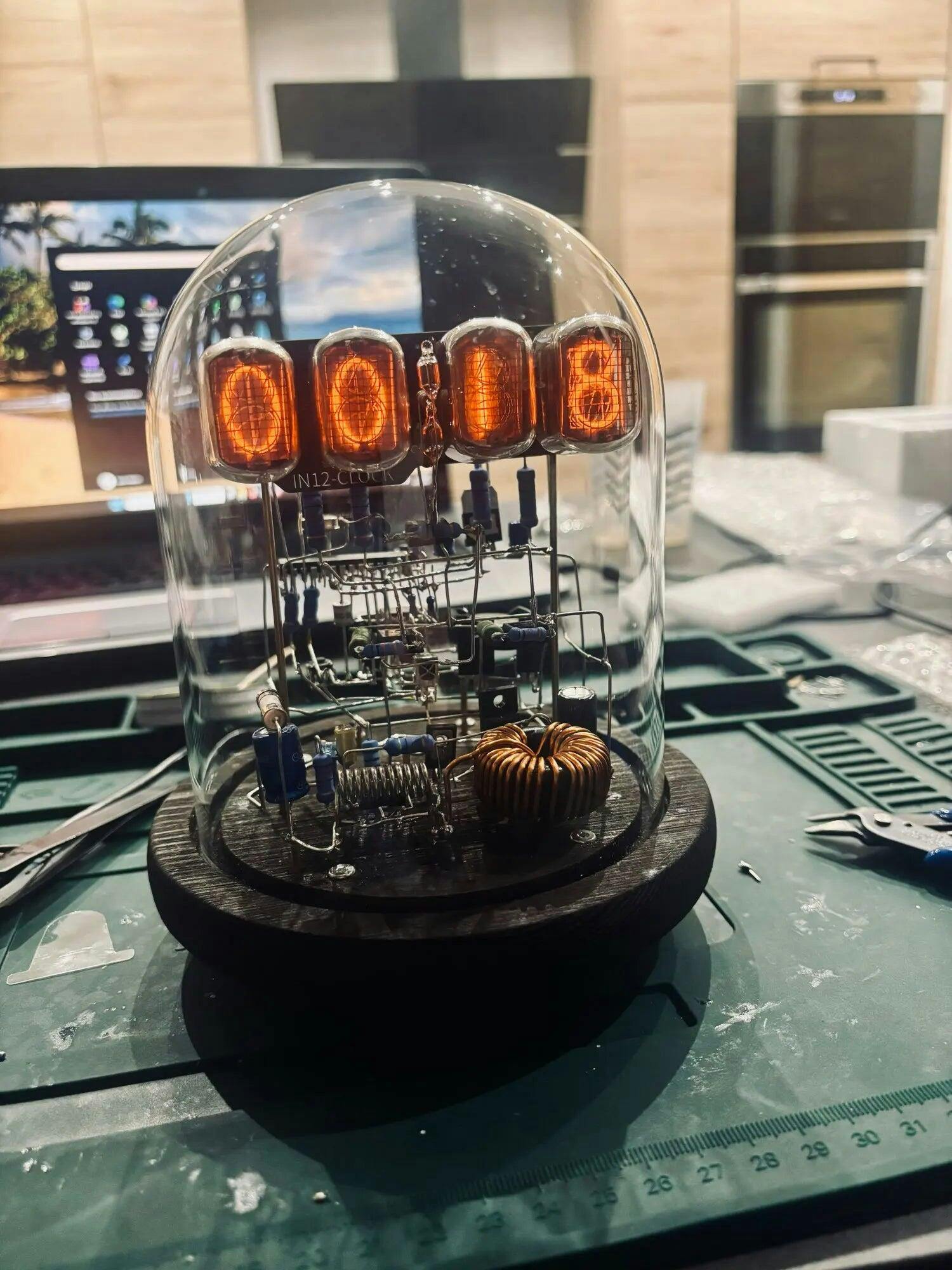 Customer photo for DIY CyberGlow IN12 Nixie Tube Clock