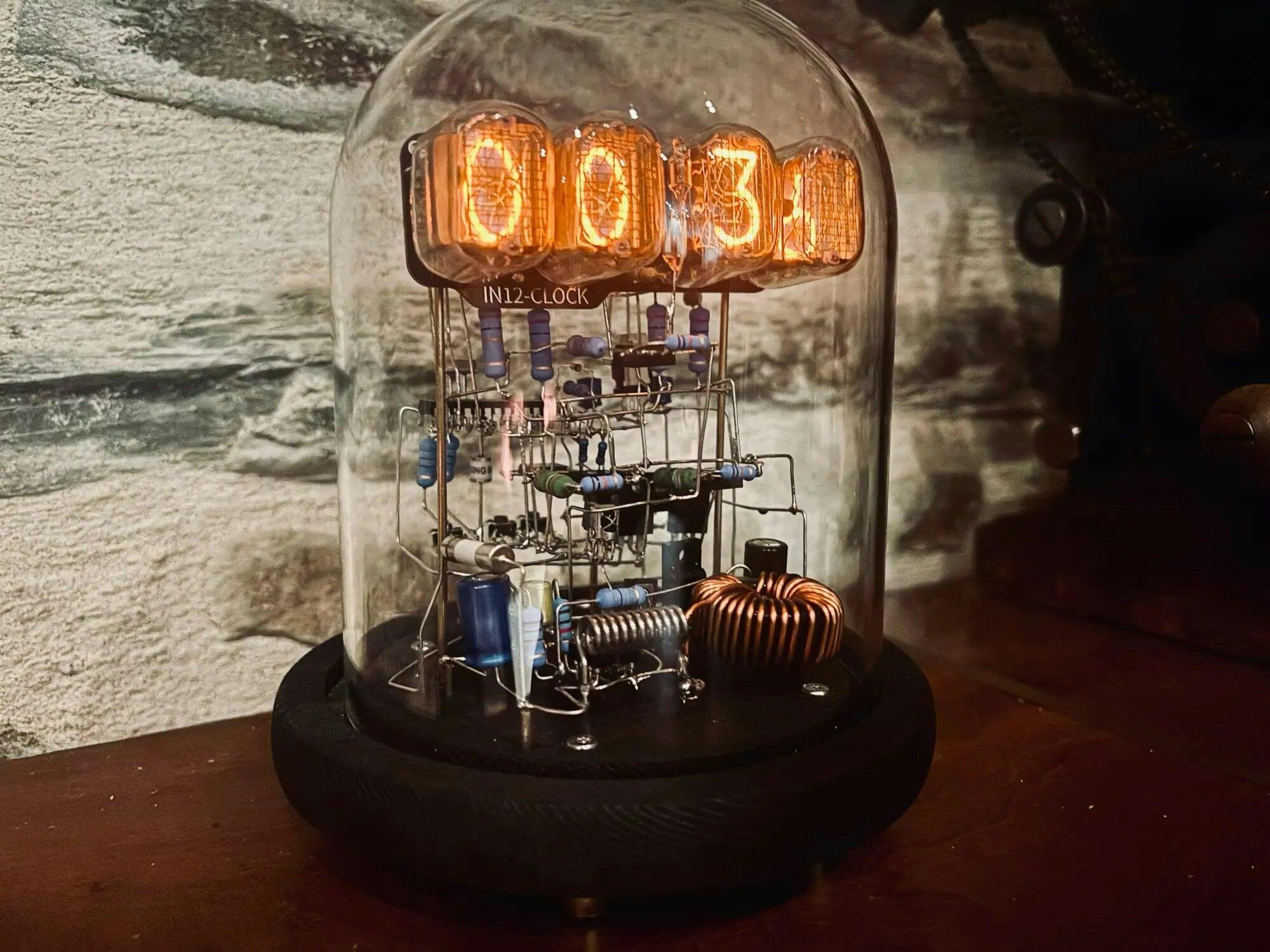 Customer photo for DIY CyberGlow IN12 Nixie Tube Clock