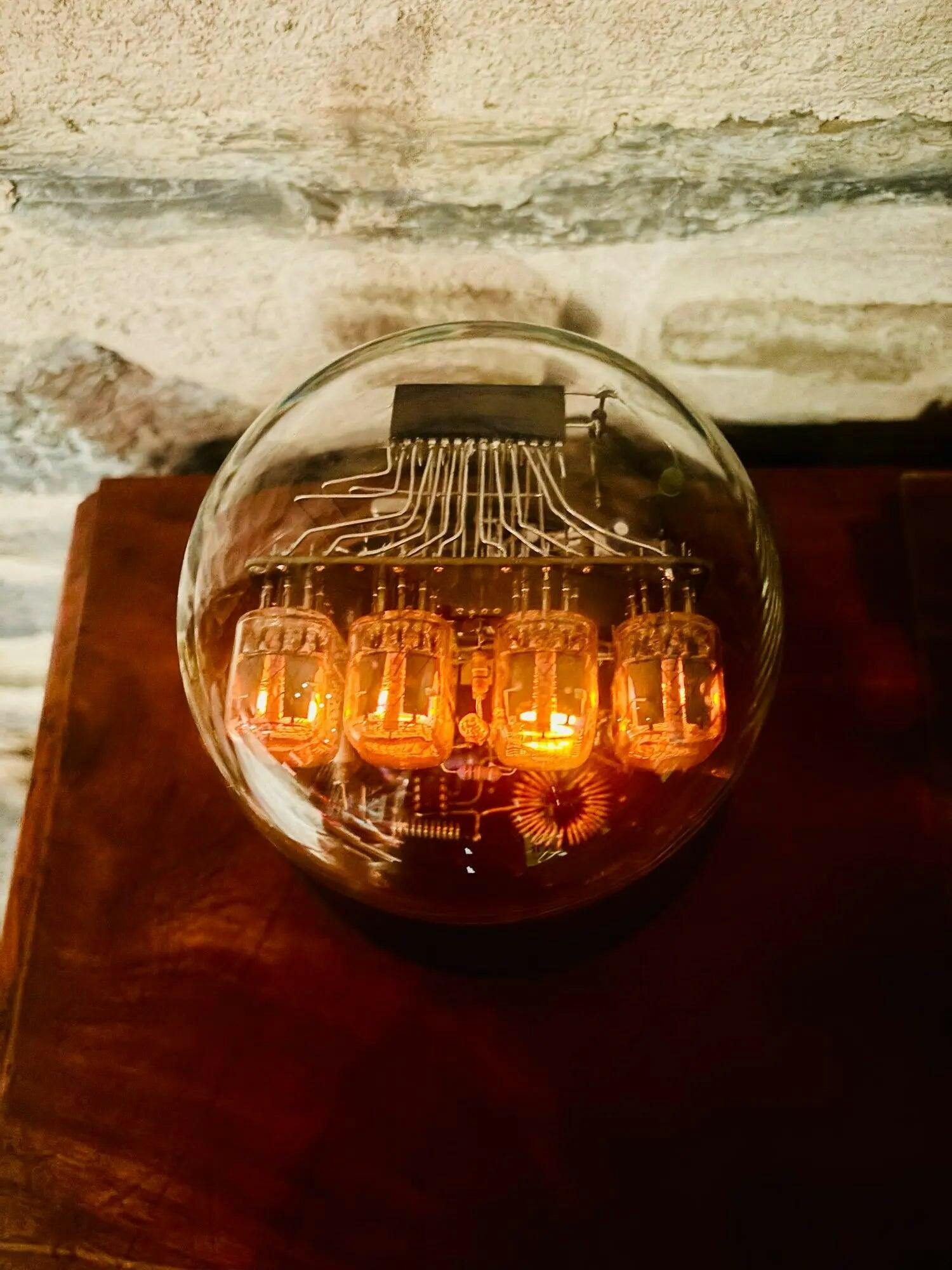 Customer photo for DIY CyberGlow IN12 Nixie Tube Clock