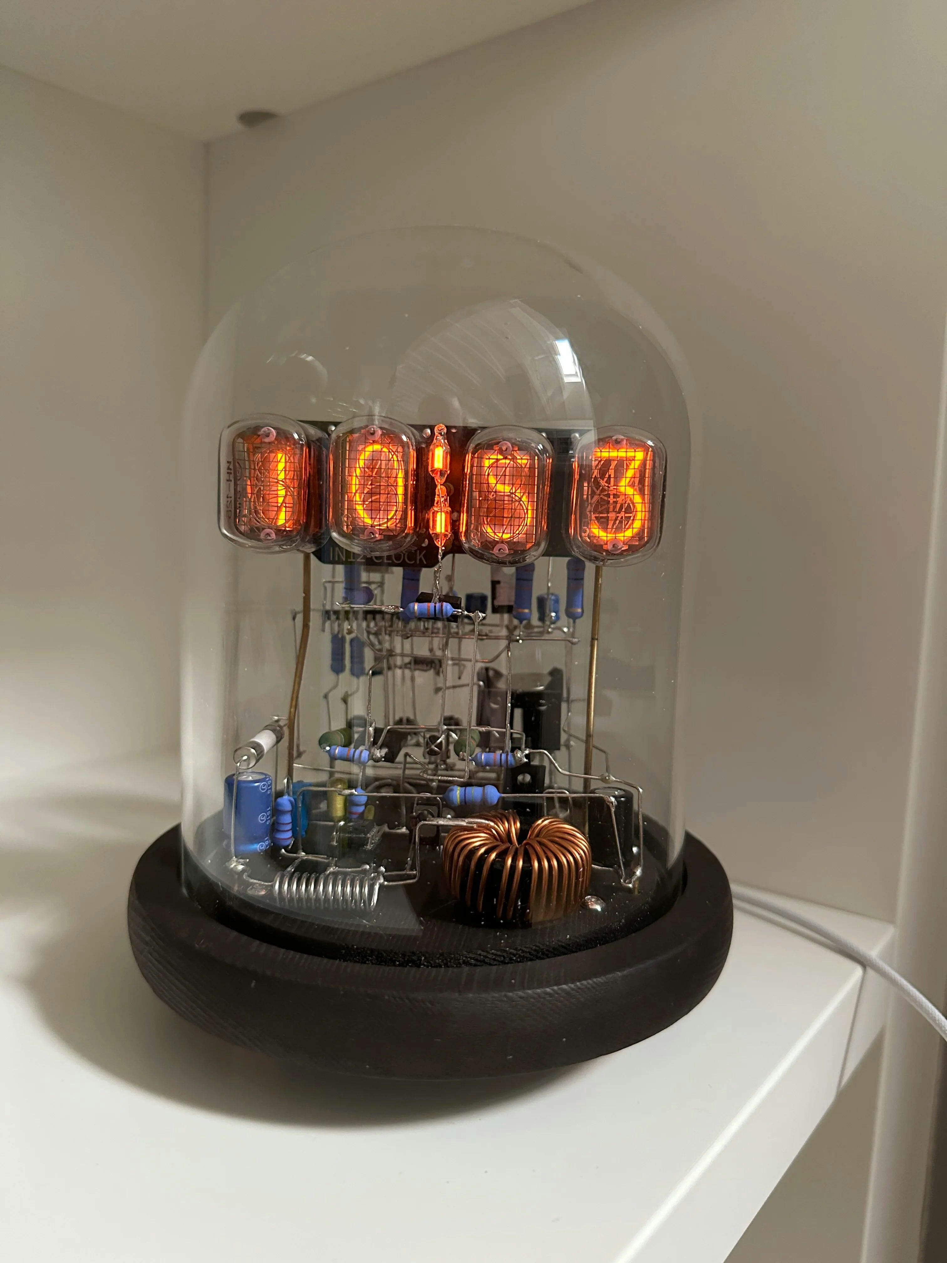 Customer photo for DIY CyberGlow IN12 Nixie Tube Clock