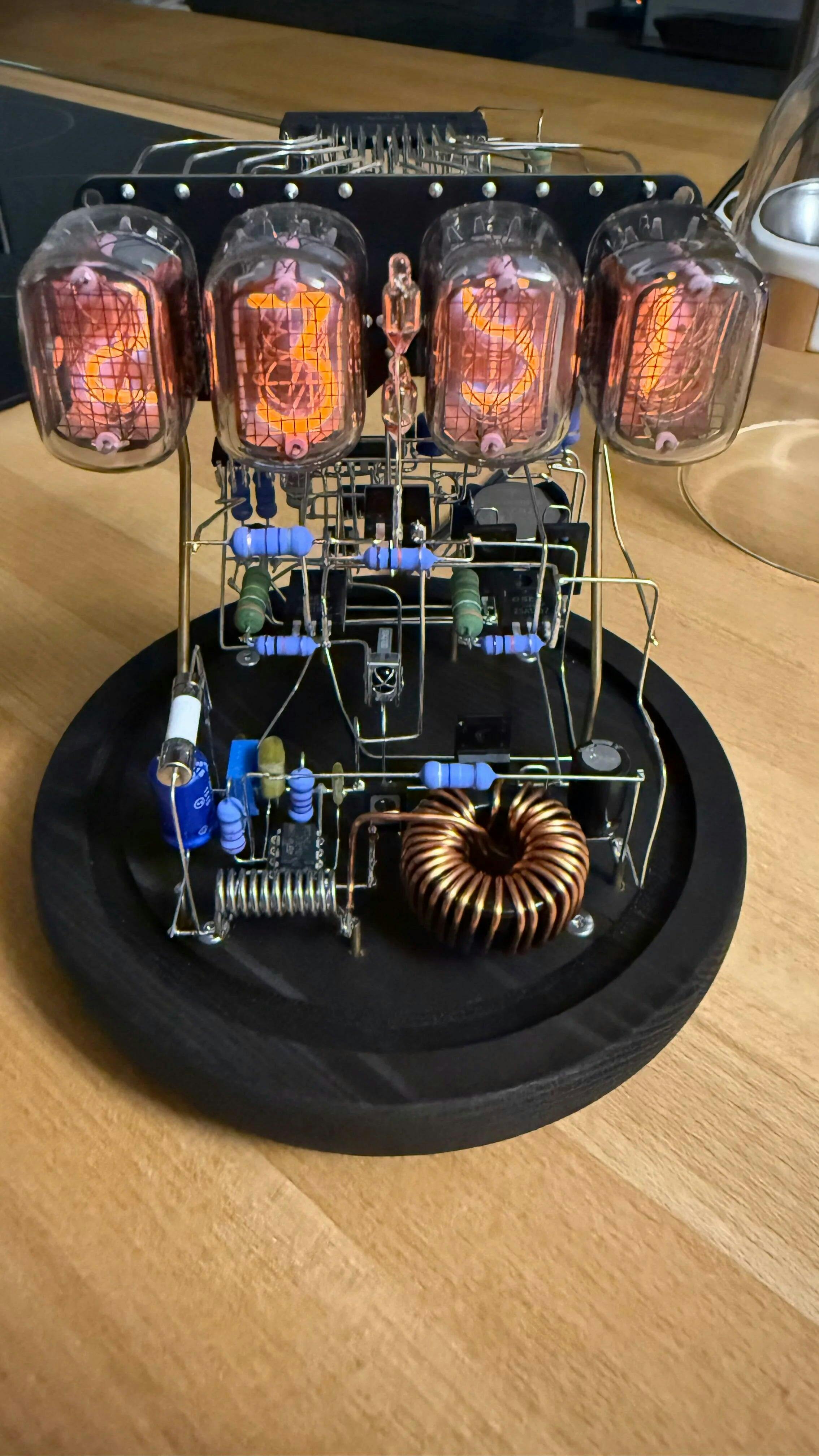 Customer photo for DIY CyberGlow IN12 Nixie Tube Clock