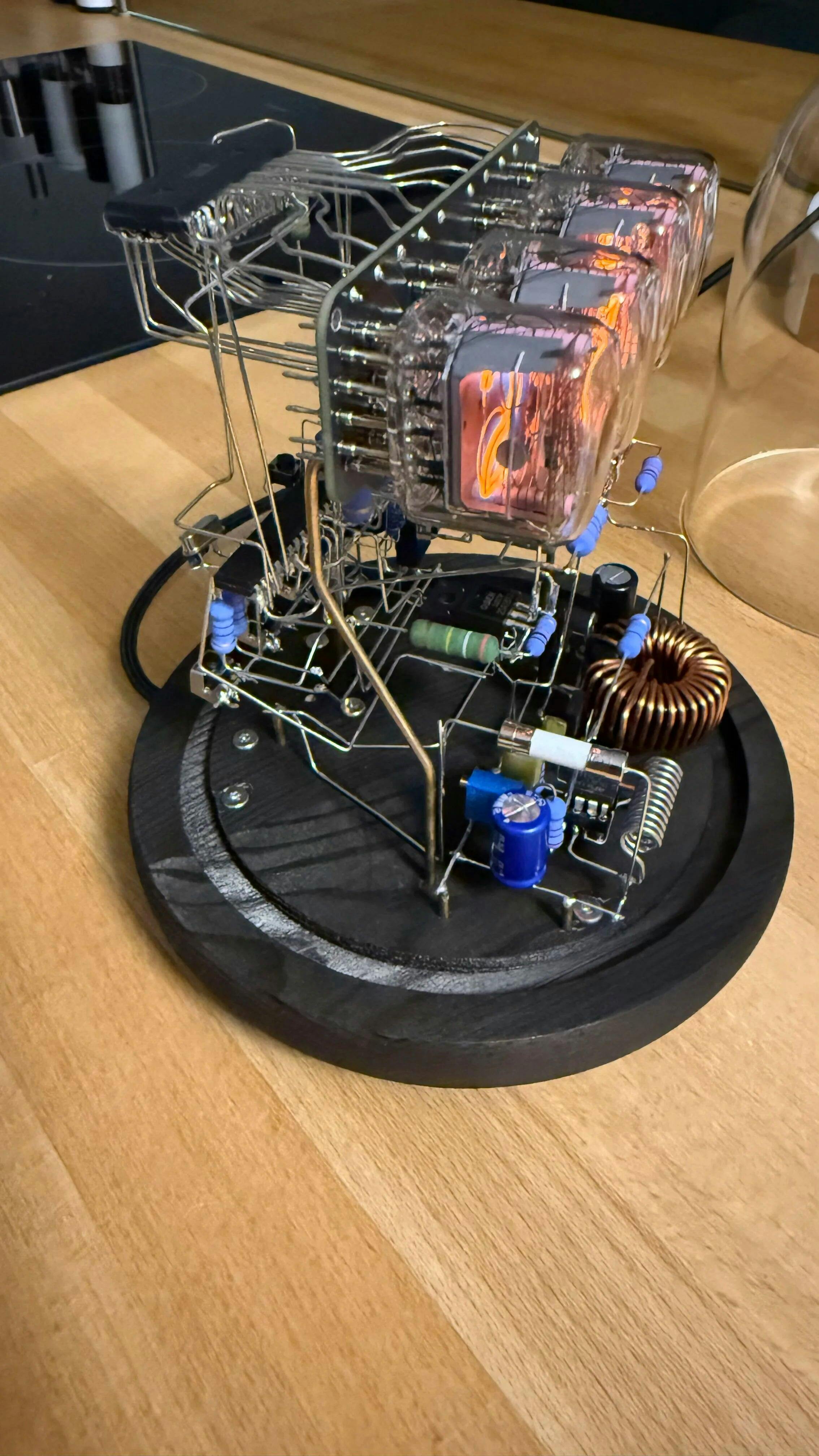 Customer photo for DIY CyberGlow IN12 Nixie Tube Clock
