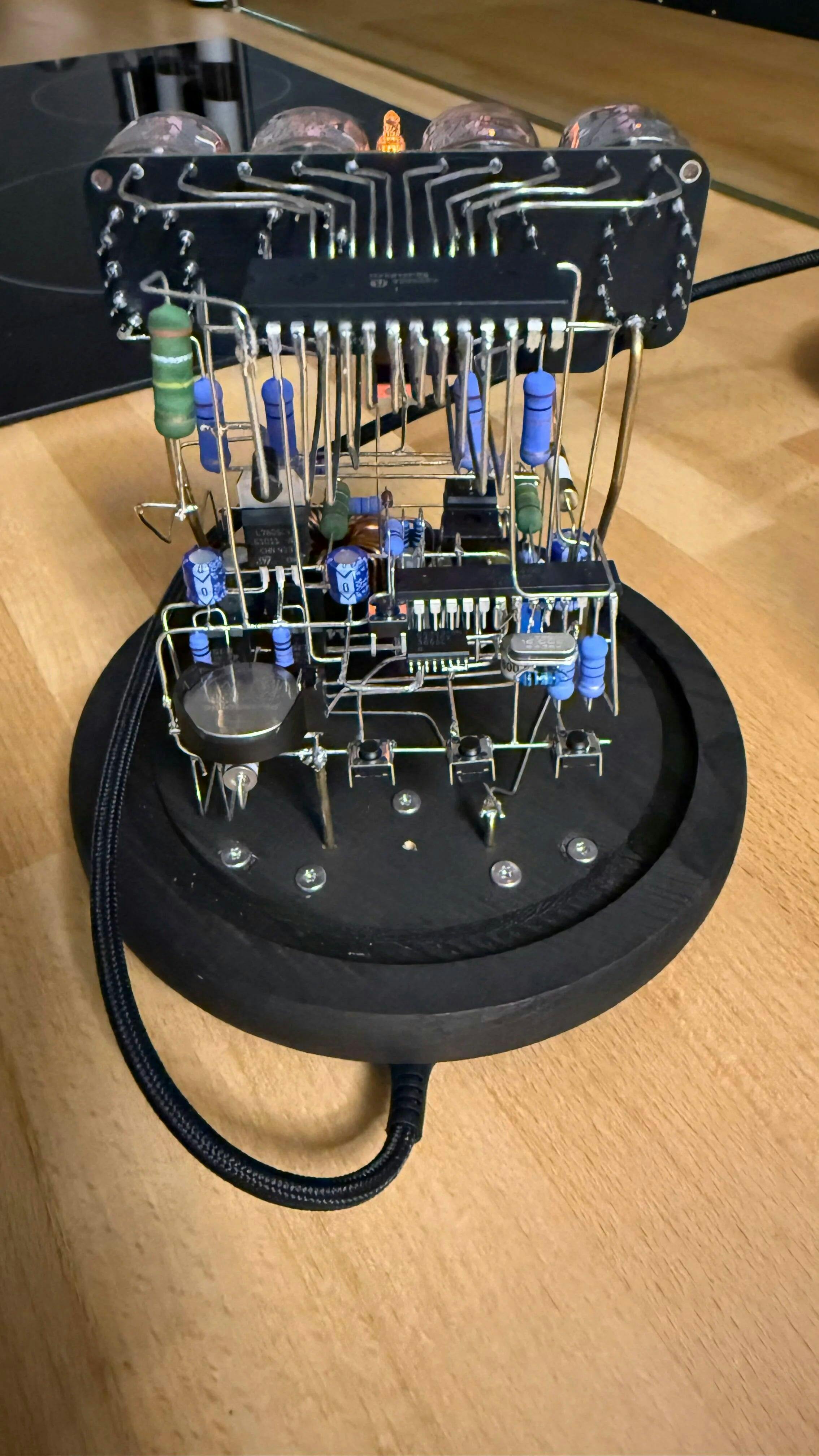 Customer photo for DIY CyberGlow IN12 Nixie Tube Clock