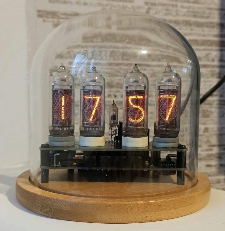 Customer photo for DIY CyberGlow IN12 Nixie Tube Clock