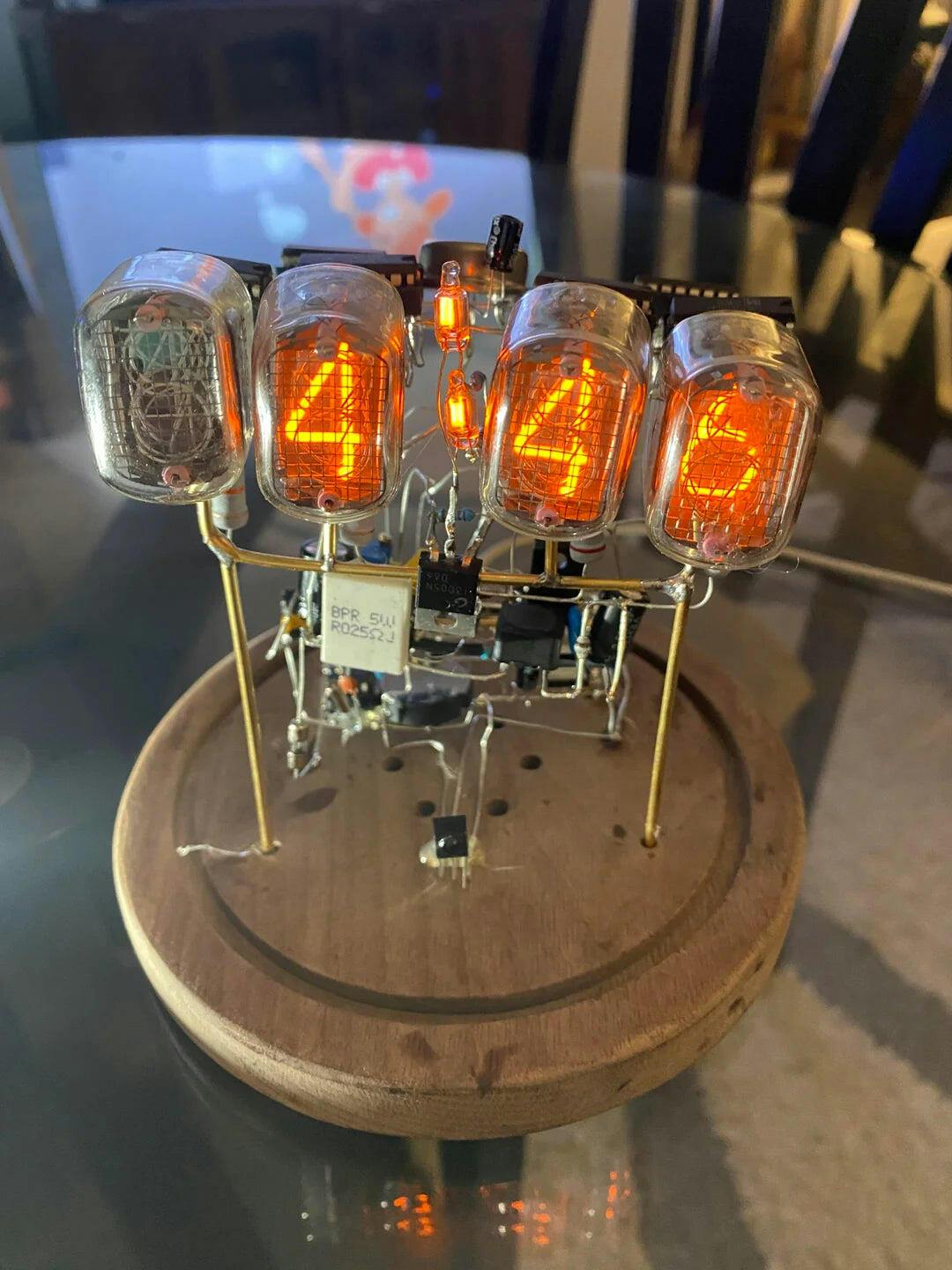 Customer photo for DIY CyberGlow IN12 Nixie Tube Clock