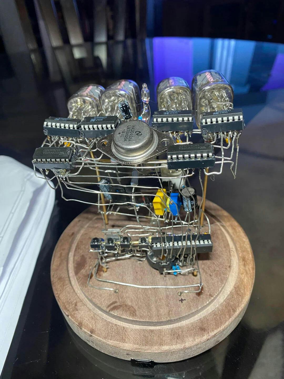 Customer photo for DIY CyberGlow IN12 Nixie Tube Clock