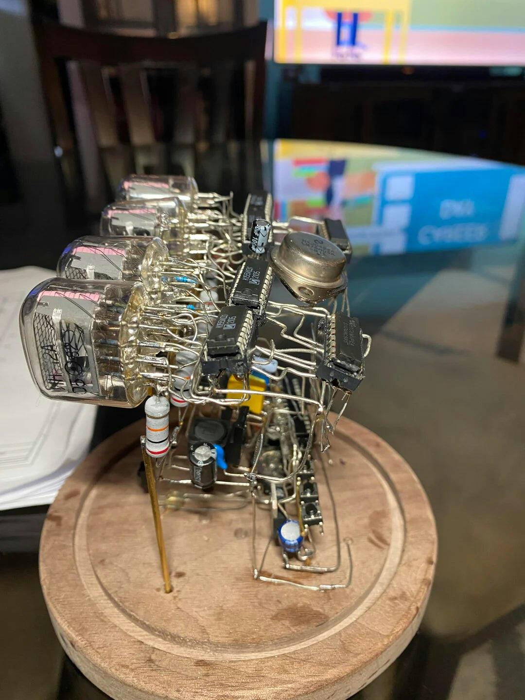 Customer photo for DIY CyberGlow IN12 Nixie Tube Clock