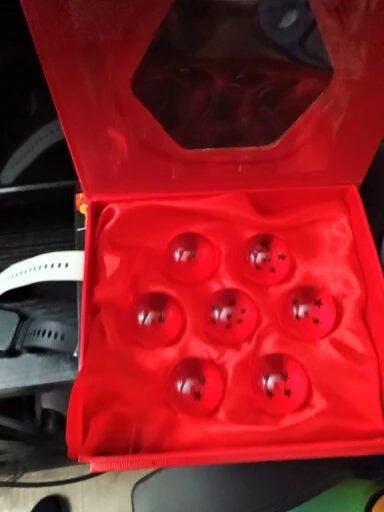 Customer photo for Dragon Ball Z 7 Star Crystal Balls Set