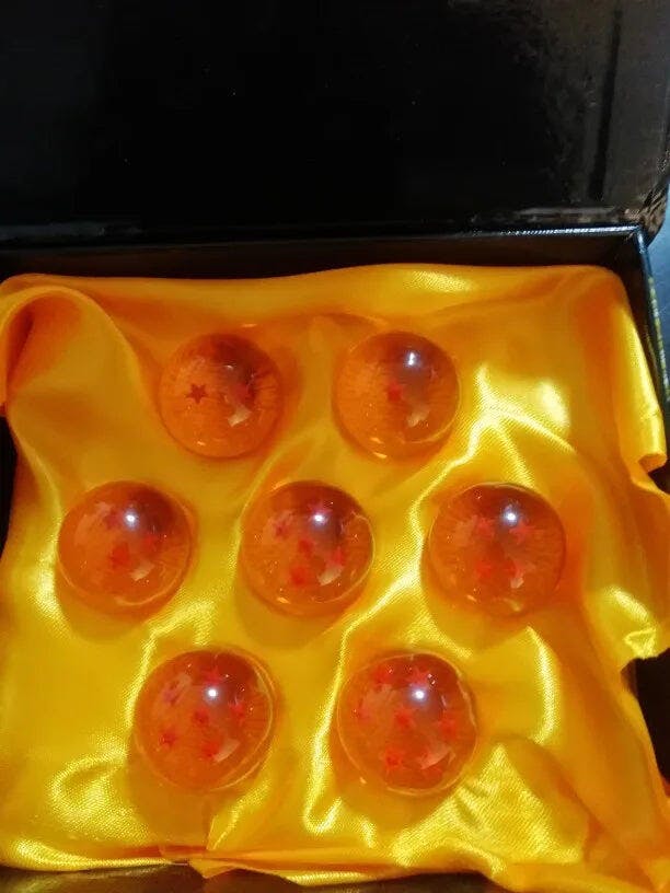 Customer photo for Dragon Ball Z 7 Star Crystal Balls Set