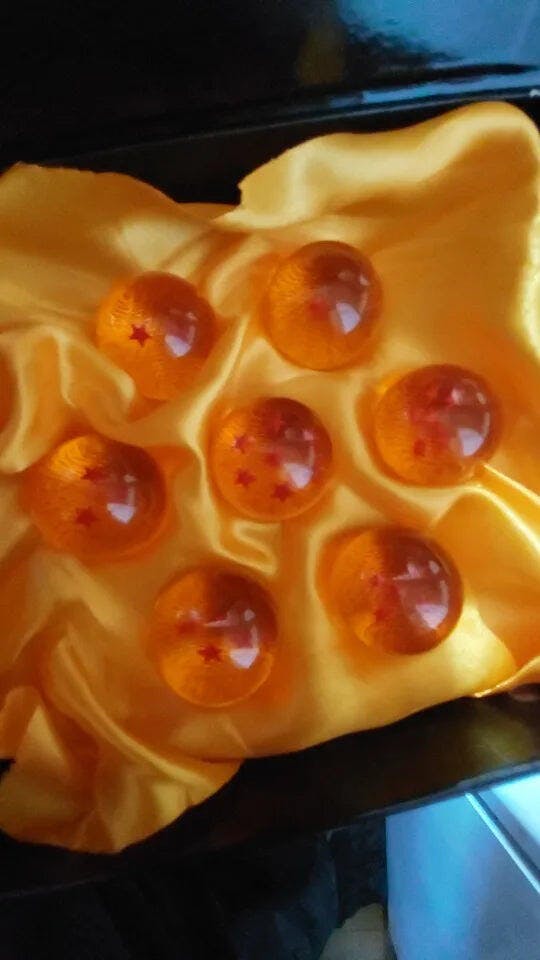 Customer photo for Dragon Ball Z 7 Star Crystal Balls Set