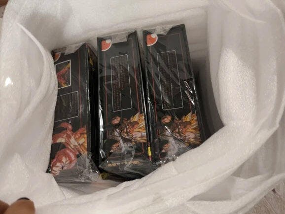 Customer photo for Dragon Ball Z 7 Star Crystal Balls Set