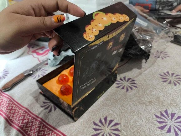 Customer photo for Dragon Ball Z 7 Star Crystal Balls Set