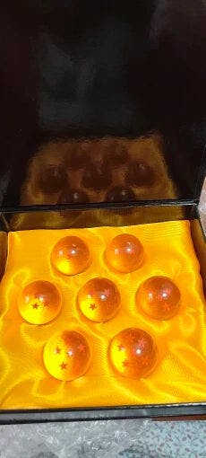 Customer photo for Dragon Ball Z 7 Star Crystal Balls Set