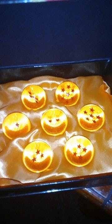 Customer photo for Dragon Ball Z 7 Star Crystal Balls Set