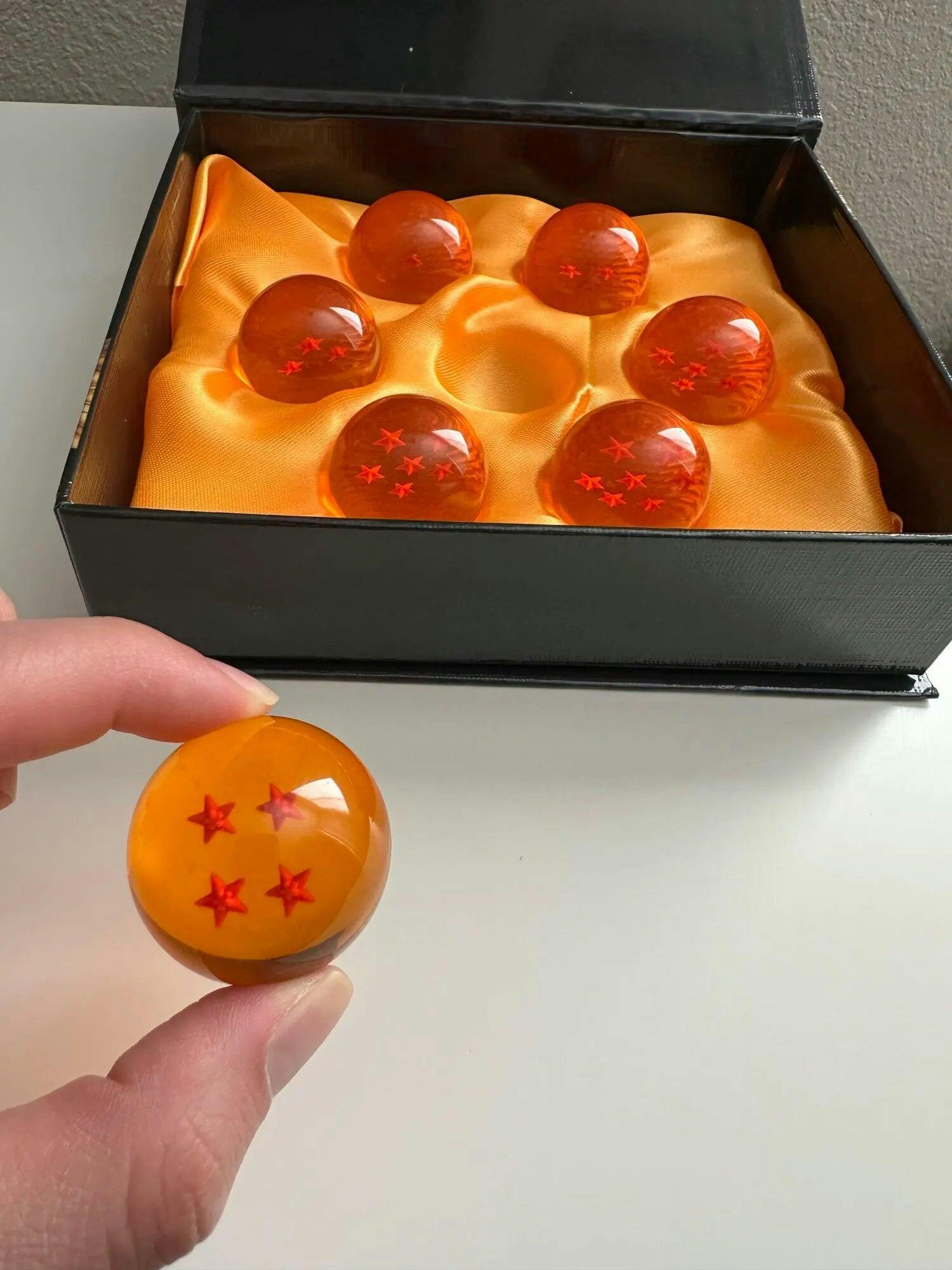 Customer photo for Dragon Ball Z 7 Star Crystal Balls Set