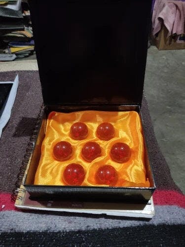 Customer photo for Dragon Ball Z 7 Star Crystal Balls Set