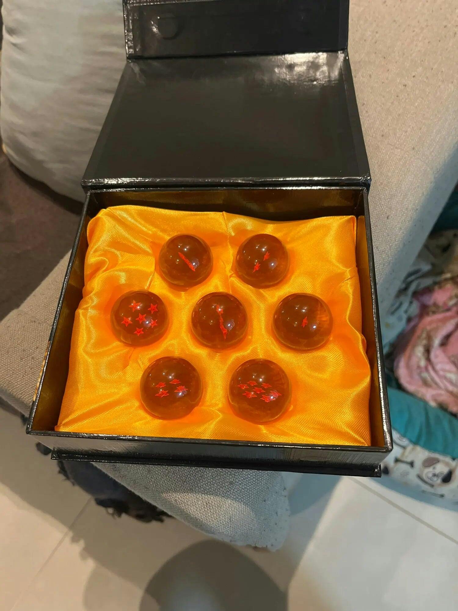 Customer photo for Dragon Ball Z 7 Star Crystal Balls Set