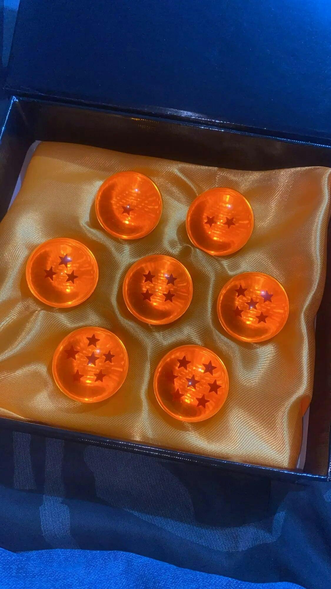 Customer photo for Dragon Ball Z 7 Star Crystal Balls Set