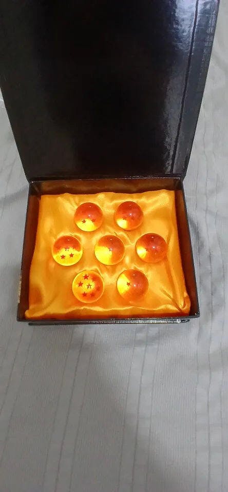 Customer photo for Dragon Ball Z 7 Star Crystal Balls Set