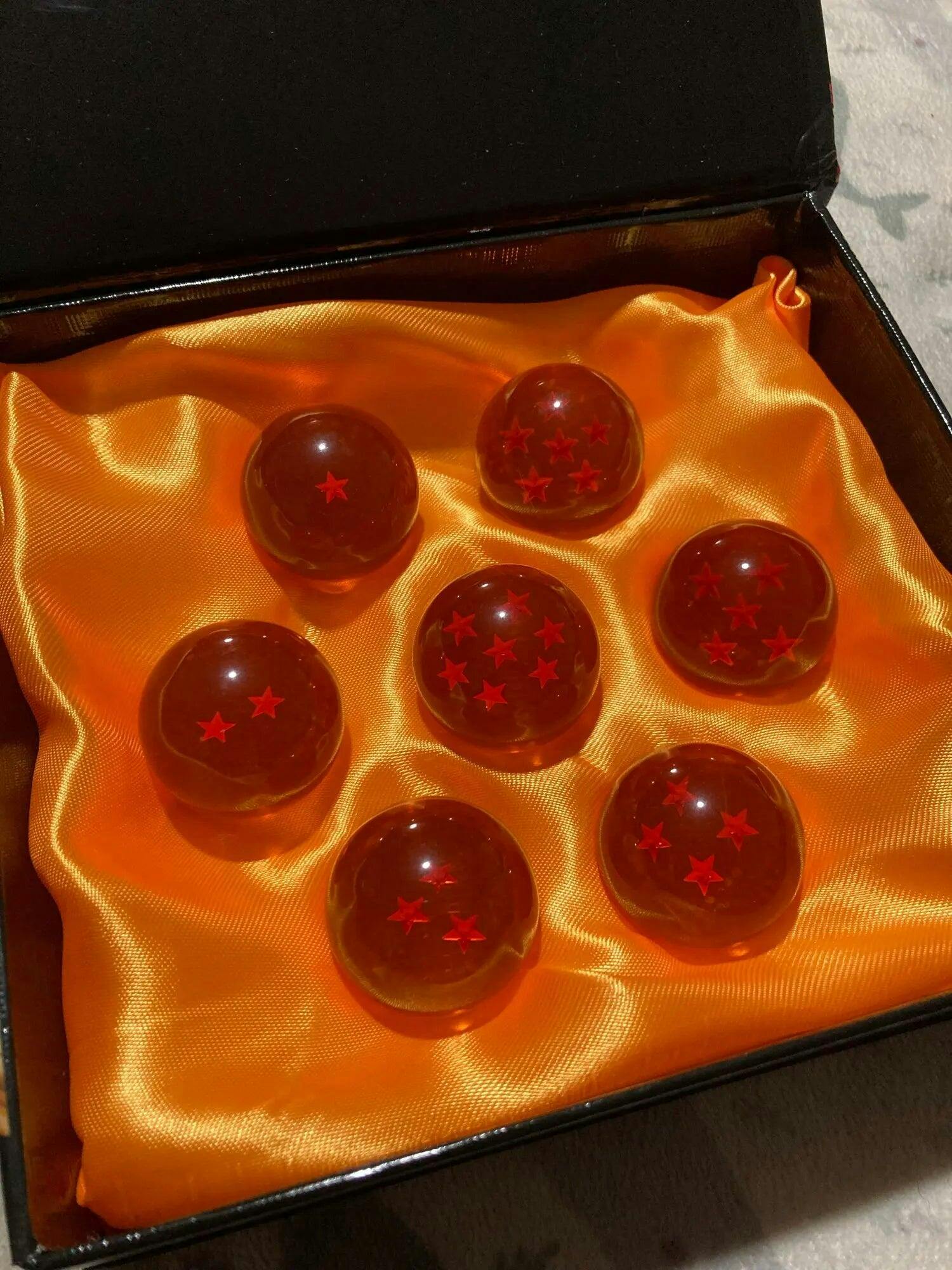 Customer photo for Dragon Ball Z 7 Star Crystal Balls Set