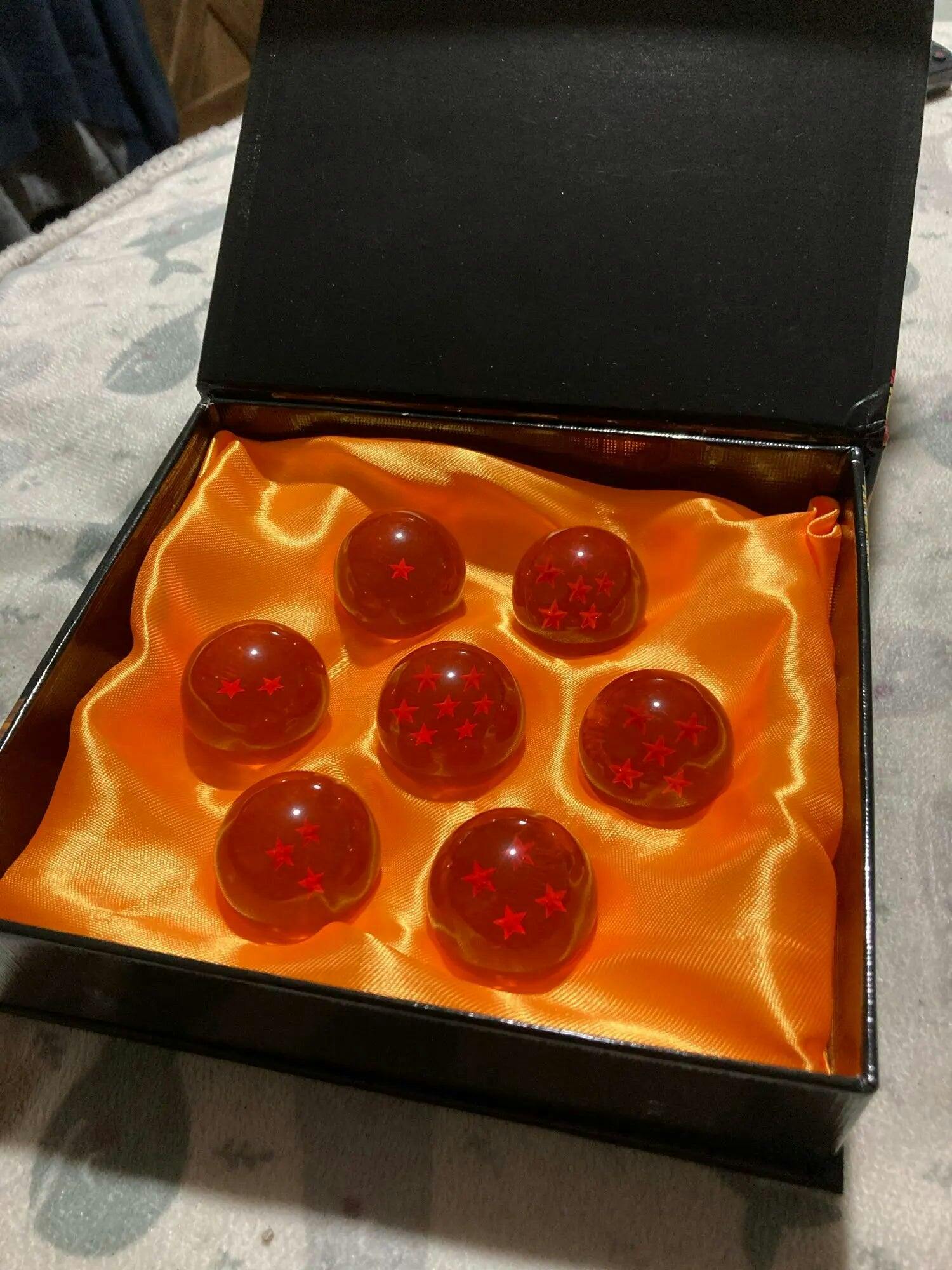 Customer photo for Dragon Ball Z 7 Star Crystal Balls Set