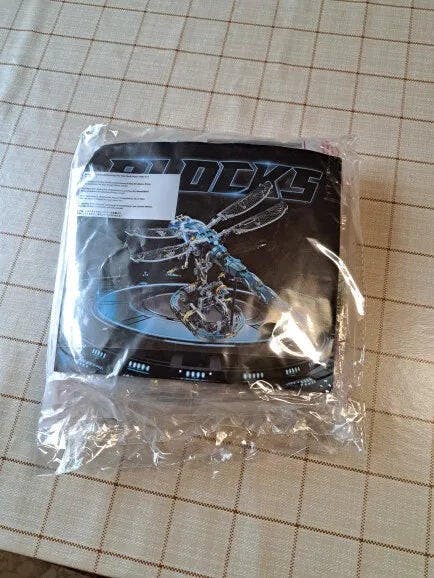 Customer photo for Mechanical Dragonfly Building Kit — 866 Pieces, LED