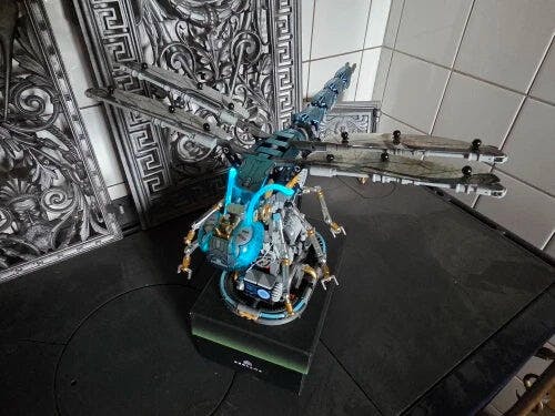 Customer photo for Mechanical Dragonfly Building Kit — 866 Pieces, LED