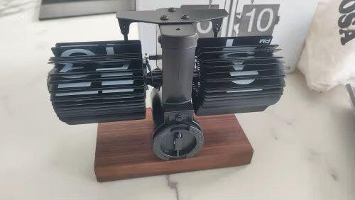 Customer photo for Retro Flip Down Clock with Automatic Rotating