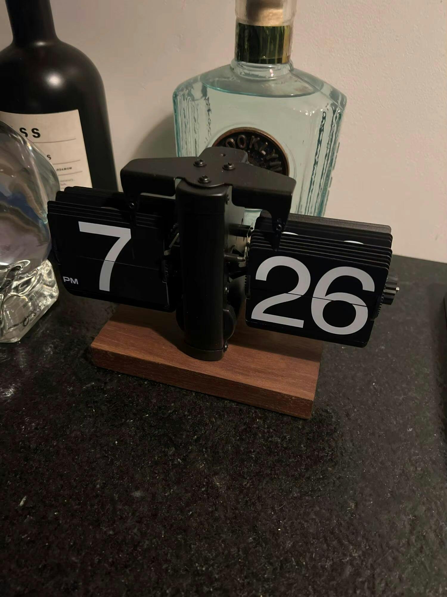 Customer photo for Retro Flip Down Clock with Automatic Rotating
