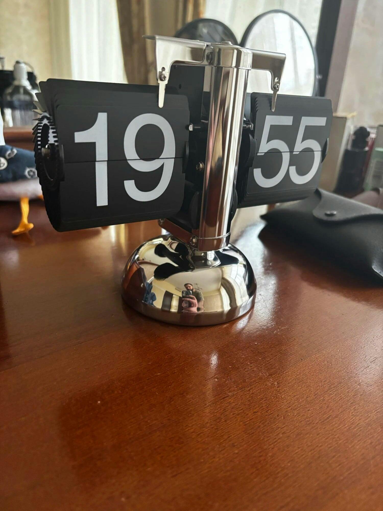 Customer photo for Retro Flip Down Clock with Automatic Rotating