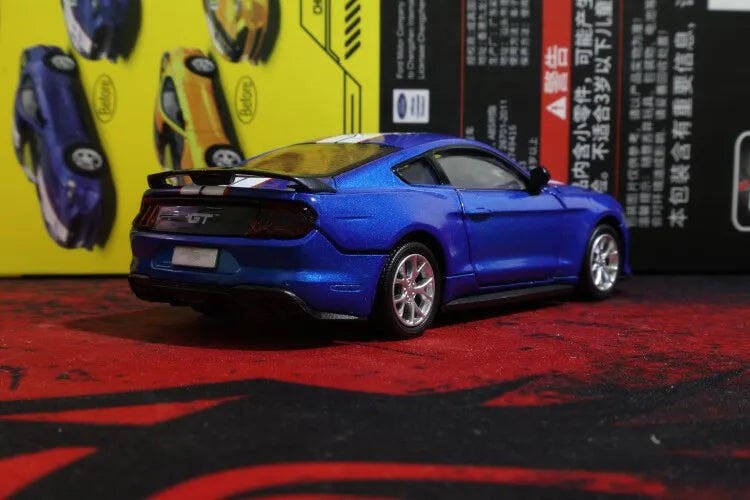 Customer photo for DIY 1:42 Scale Ford Mustang Alloy Car Model Kit