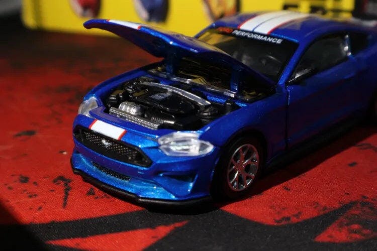 Customer photo for DIY 1:42 Scale Ford Mustang Alloy Car Model Kit