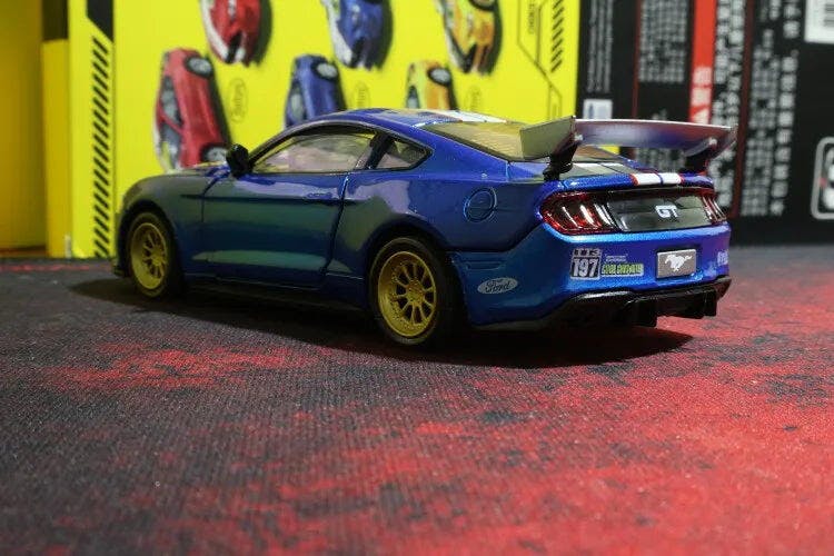 Customer photo for DIY 1:42 Scale Ford Mustang Alloy Car Model Kit